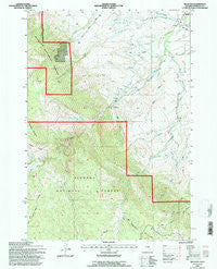 Beckton Wyoming Historical topographic map, 1:24000 scale, 7.5 X 7.5 Minute, Year 1993