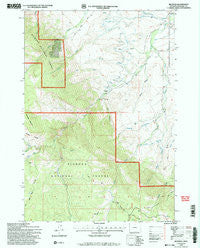 Beckton Wyoming Historical topographic map, 1:24000 scale, 7.5 X 7.5 Minute, Year 1993