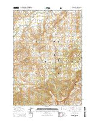 Belknap Creek Wyoming Current topographic map, 1:24000 scale, 7.5 X 7.5 Minute, Year 2015