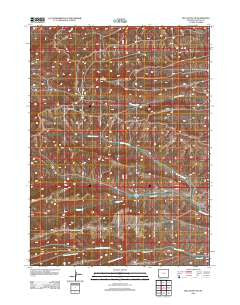Bell Butte NE Wyoming Historical topographic map, 1:24000 scale, 7.5 X 7.5 Minute, Year 2012
