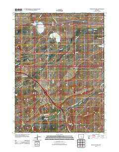 Bengough Hill Wyoming Historical topographic map, 1:24000 scale, 7.5 X 7.5 Minute, Year 2012