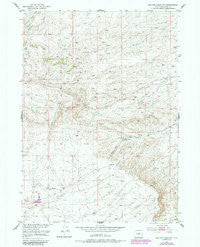 Benton Basin NE Wyoming Historical topographic map, 1:24000 scale, 7.5 X 7.5 Minute, Year 1951