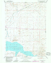 Benton Basin SW Wyoming Historical topographic map, 1:24000 scale, 7.5 X 7.5 Minute, Year 1951