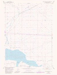 Benton Basin SW Wyoming Historical topographic map, 1:24000 scale, 7.5 X 7.5 Minute, Year 1951