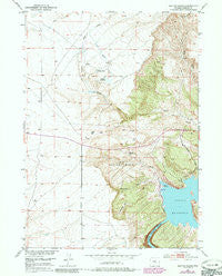 Benton Basin Wyoming Historical topographic map, 1:24000 scale, 7.5 X 7.5 Minute, Year 1951