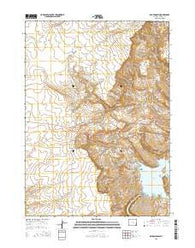 Benton Basin Wyoming Current topographic map, 1:24000 scale, 7.5 X 7.5 Minute, Year 2015
