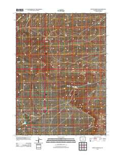 Benton Basin NE Wyoming Historical topographic map, 1:24000 scale, 7.5 X 7.5 Minute, Year 2012