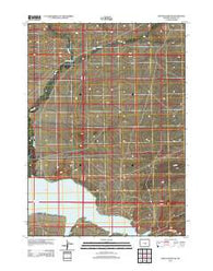 Benton Basin SW Wyoming Historical topographic map, 1:24000 scale, 7.5 X 7.5 Minute, Year 2012