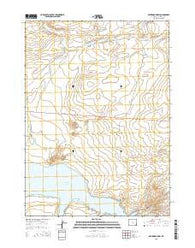 Benton Basin SW Wyoming Current topographic map, 1:24000 scale, 7.5 X 7.5 Minute, Year 2015