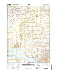 Benton Basin SW Wyoming Current topographic map, 1:24000 scale, 7.5 X 7.5 Minute, Year 2015
