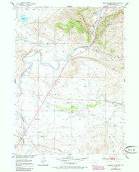 Bessemer Mountain Wyoming Historical topographic map, 1:24000 scale, 7.5 X 7.5 Minute, Year 1951