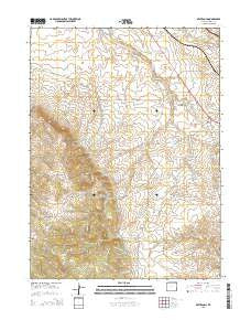 Best Ranch Wyoming Current topographic map, 1:24000 scale, 7.5 X 7.5 Minute, Year 2015