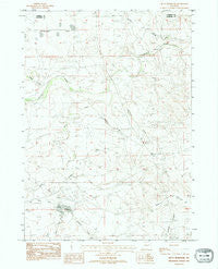 Betty Reservoir Wyoming Historical topographic map, 1:24000 scale, 7.5 X 7.5 Minute, Year 1984