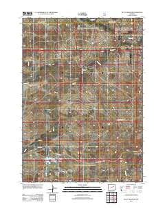Betty Reservoir Wyoming Historical topographic map, 1:24000 scale, 7.5 X 7.5 Minute, Year 2012