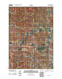Beulah Wyoming Historical topographic map, 1:24000 scale, 7.5 X 7.5 Minute, Year 2012