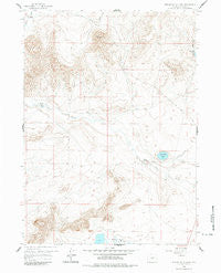 Beulah Belle Lake Wyoming Historical topographic map, 1:24000 scale, 7.5 X 7.5 Minute, Year 1959