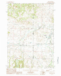 Beulah Wyoming Historical topographic map, 1:24000 scale, 7.5 X 7.5 Minute, Year 1984