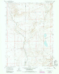 Big Charlie Lakes Wyoming Historical topographic map, 1:24000 scale, 7.5 X 7.5 Minute, Year 1961