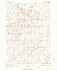 Big Gulch Wyoming Historical topographic map, 1:24000 scale, 7.5 X 7.5 Minute, Year 1968