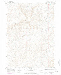 Big Gulch Wyoming Historical topographic map, 1:24000 scale, 7.5 X 7.5 Minute, Year 1968