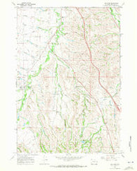 Big Horn Wyoming Historical topographic map, 1:24000 scale, 7.5 X 7.5 Minute, Year 1967