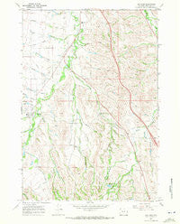 Big Horn Wyoming Historical topographic map, 1:24000 scale, 7.5 X 7.5 Minute, Year 1967