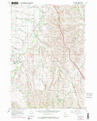 Big Horn Wyoming Historical topographic map, 1:24000 scale, 7.5 X 7.5 Minute, Year 1967
