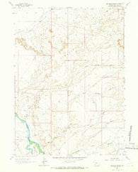 Big Island Bridge Wyoming Historical topographic map, 1:24000 scale, 7.5 X 7.5 Minute, Year 1963