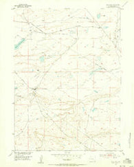 Big Judson Wyoming Historical topographic map, 1:24000 scale, 7.5 X 7.5 Minute, Year 1955