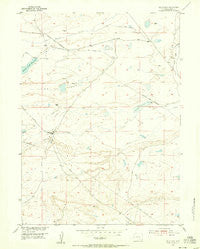 Big Judson Wyoming Historical topographic map, 1:24000 scale, 7.5 X 7.5 Minute, Year 1955