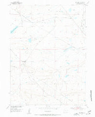 Big Judson Wyoming Historical topographic map, 1:24000 scale, 7.5 X 7.5 Minute, Year 1955