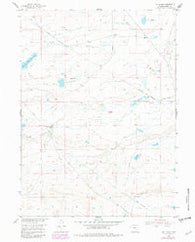 Big Judson Wyoming Historical topographic map, 1:24000 scale, 7.5 X 7.5 Minute, Year 1955