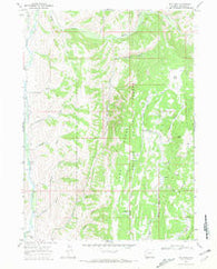 Big Park Wyoming Historical topographic map, 1:24000 scale, 7.5 X 7.5 Minute, Year 1967