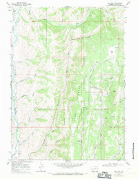 Big Park Wyoming Historical topographic map, 1:24000 scale, 7.5 X 7.5 Minute, Year 1967