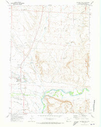 Big Piney East Wyoming Historical topographic map, 1:24000 scale, 7.5 X 7.5 Minute, Year 1970