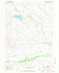 Big Piney West Wyoming Historical topographic map, 1:24000 scale, 7.5 X 7.5 Minute, Year 1970