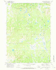 Big Sandy Opening Wyoming Historical topographic map, 1:24000 scale, 7.5 X 7.5 Minute, Year 1969
