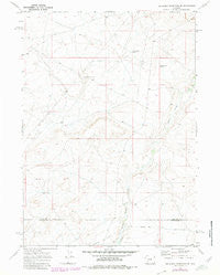 Big Sandy Reservoir SE Wyoming Historical topographic map, 1:24000 scale, 7.5 X 7.5 Minute, Year 1969