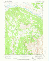 Big Sheep Mountain Wyoming Historical topographic map, 1:24000 scale, 7.5 X 7.5 Minute, Year 1968