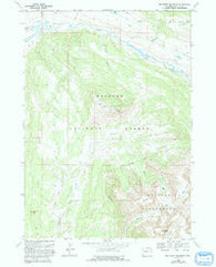 Big Sheep Mountain Wyoming Historical topographic map, 1:24000 scale, 7.5 X 7.5 Minute, Year 1968