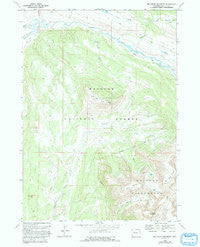 Big Sheep Mountain Wyoming Historical topographic map, 1:24000 scale, 7.5 X 7.5 Minute, Year 1968