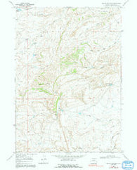 Big Sulfur Draw Wyoming Historical topographic map, 1:24000 scale, 7.5 X 7.5 Minute, Year 1968