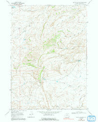 Big Sulfur Draw Wyoming Historical topographic map, 1:24000 scale, 7.5 X 7.5 Minute, Year 1968