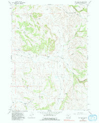 Big Trails NE Wyoming Historical topographic map, 1:24000 scale, 7.5 X 7.5 Minute, Year 1966