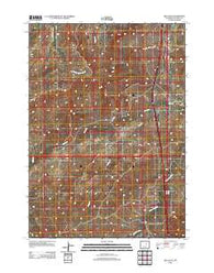 Big Gulch Wyoming Historical topographic map, 1:24000 scale, 7.5 X 7.5 Minute, Year 2012