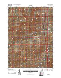 Big Gulch Wyoming Historical topographic map, 1:24000 scale, 7.5 X 7.5 Minute, Year 2012