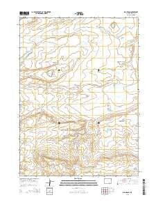 Big Judson Wyoming Current topographic map, 1:24000 scale, 7.5 X 7.5 Minute, Year 2015