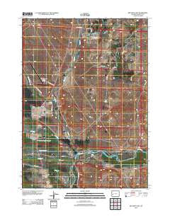 Big Piney East Wyoming Historical topographic map, 1:24000 scale, 7.5 X 7.5 Minute, Year 2012