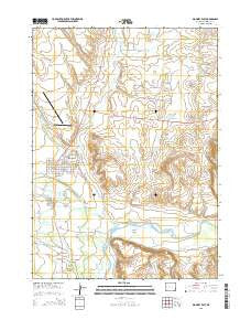 Big Piney East Wyoming Current topographic map, 1:24000 scale, 7.5 X 7.5 Minute, Year 2015