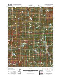 Big Sandy Opening Wyoming Historical topographic map, 1:24000 scale, 7.5 X 7.5 Minute, Year 2012